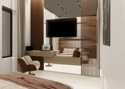 Luskuzni interijer apartmana za najam