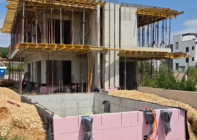 Vila Pino u izgradnji